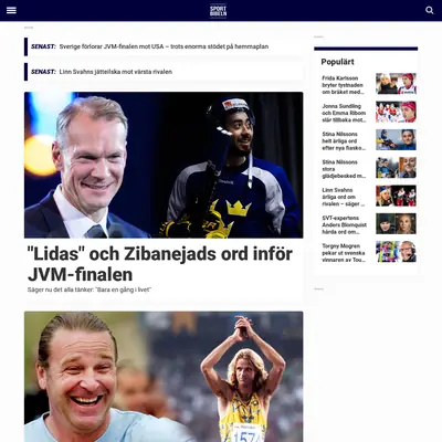 sportbibeln.se startsida 2024