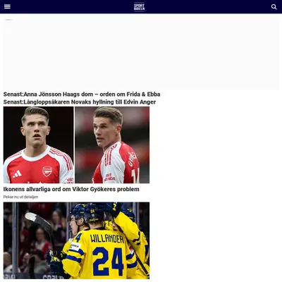 sportbibeln.se startsida 2026