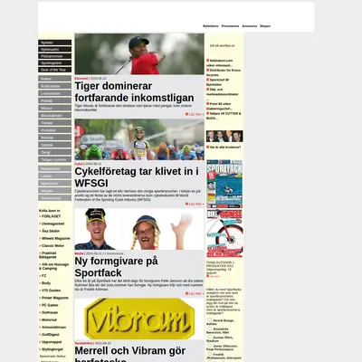 www.sportfack.se startsida 2010