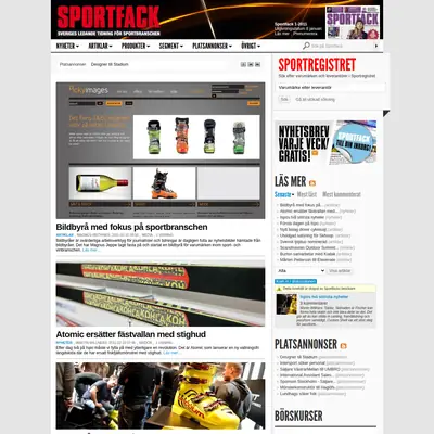 www.sportfack.se startsida 2011