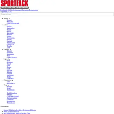 www.sportfack.se startsida 2012