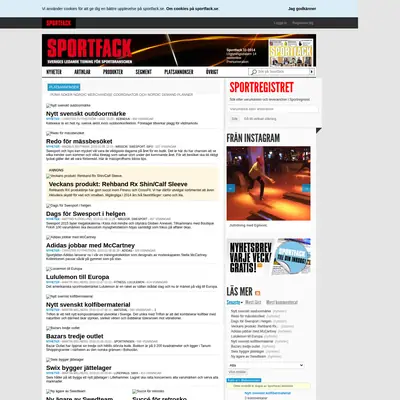 www.sportfack.se startsida 2015