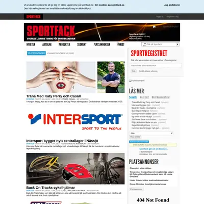 www.sportfack.se startsida 2017