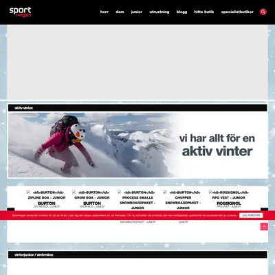 SPORTMAGASINET S startsida 2018
