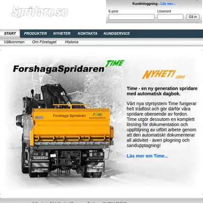 Spridaren startsida 2006