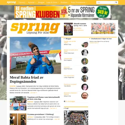 SPRING startsida 2019