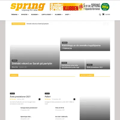SPRING startsida 2022
