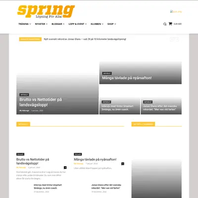 SPRING startsida 2023