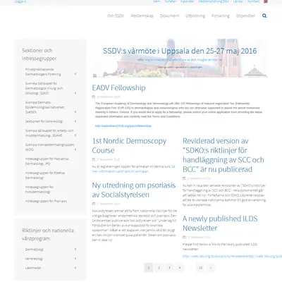 DERMATOLOGI & VENEREOLOGI startsida 2016