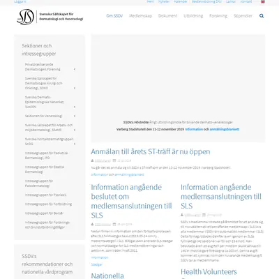 DERMATOLOGI & VENEREOLOGI startsida 2019