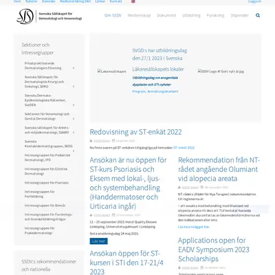 DERMATOLOGI & VENEREOLOGI startsida 2023