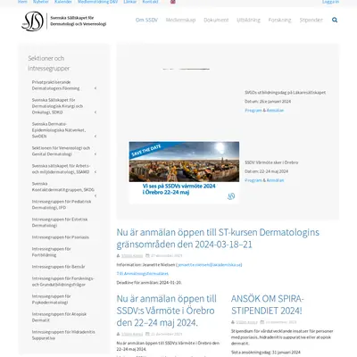 DERMATOLOGI & VENEREOLOGI startsida 2024