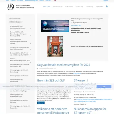 DERMATOLOGI & VENEREOLOGI startsida 2025