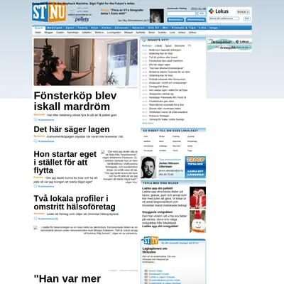Dagbladet Nya Samhället Sundsvall startsida 2011