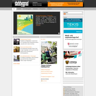 Stadsbyggnad startsida 2013