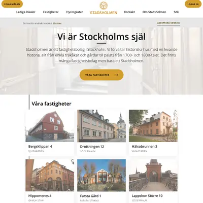 Stadsholmen startsida 2019