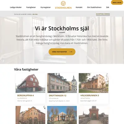 Stadsholmen startsida 2020