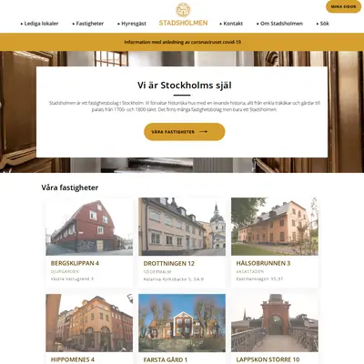Stadsholmen startsida 2021