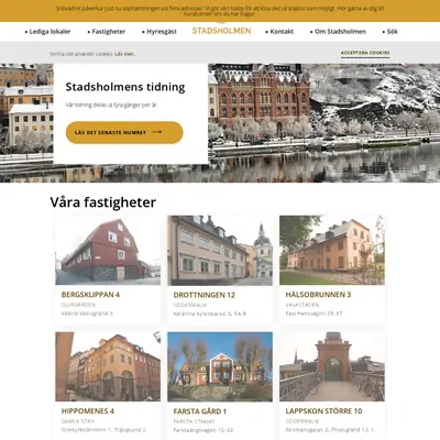Stadsholmen startsida 2026