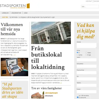 Stadsporten startsida 2014