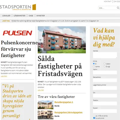 Stadsporten startsida 2018