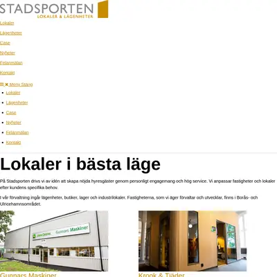 Stadsporten startsida 2020