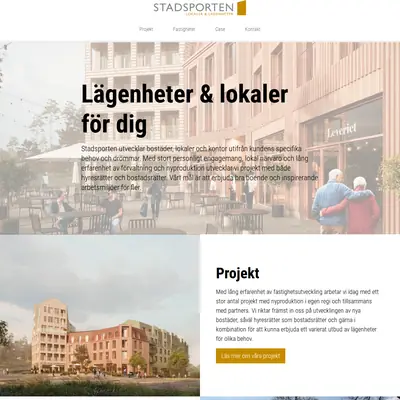 Stadsporten startsida 2022