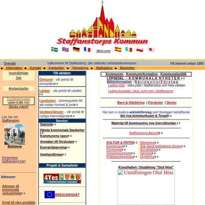 Staffanstorps Aktuellt startsida 2001