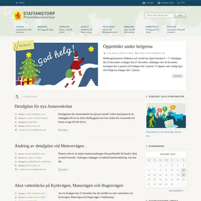 Staffanstorps Aktuellt startsida 2014