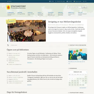 Staffanstorps Aktuellt startsida 2015