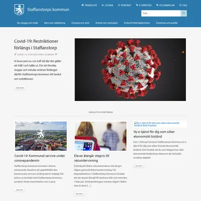 Staffanstorps Aktuellt startsida 2021