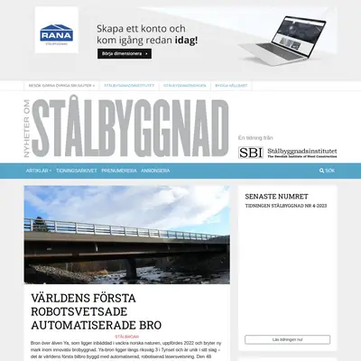 Nyheter om Stålbyggnad startsida 2024