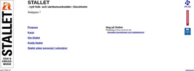 Stallet.st startsida 2001