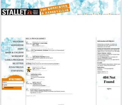 Stallet.st startsida 2011