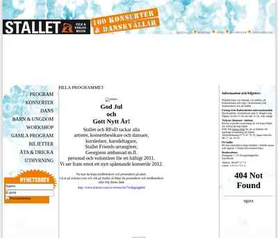 Stallet.st startsida 2012