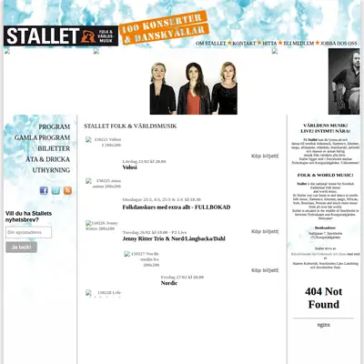 Stallet.st startsida 2015