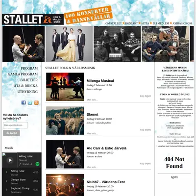 Stallet.st startsida 2016