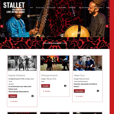 Stallet.st startsida 2022