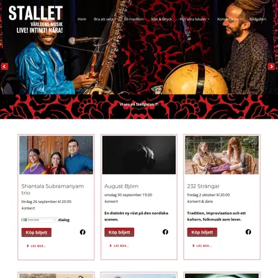 Stallet.st startsida 2026