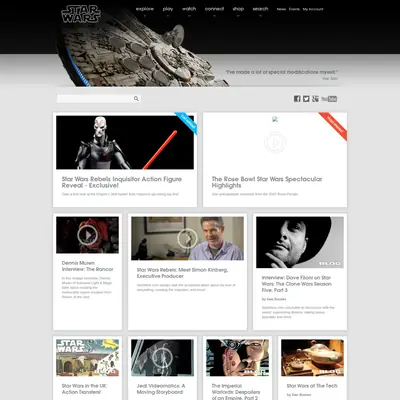 Star Wars startsida 2014