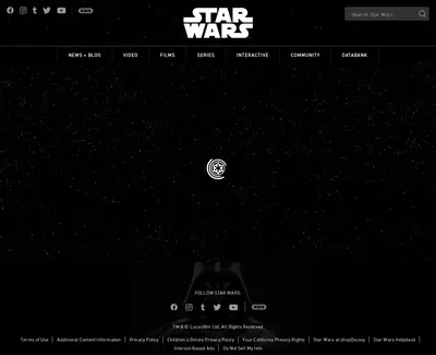Star Wars startsida 2021