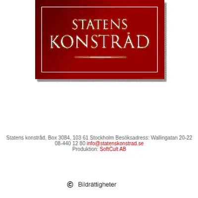 Nyhetsbrev, www.statenskonstrad.se startsida 2004