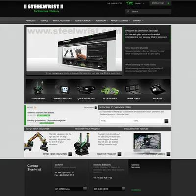 Steelwrist.com startsida 2011