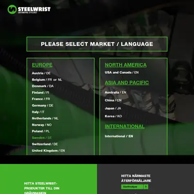 Steelwrist.com startsida 2026