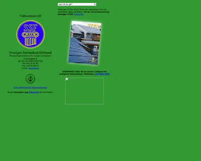 STEN startsida 2003