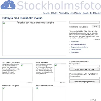 www.stockholmsfoto.se startsida 2008