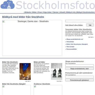 www.stockholmsfoto.se startsida 2009