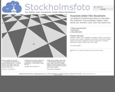 www.stockholmsfoto.se startsida 2022