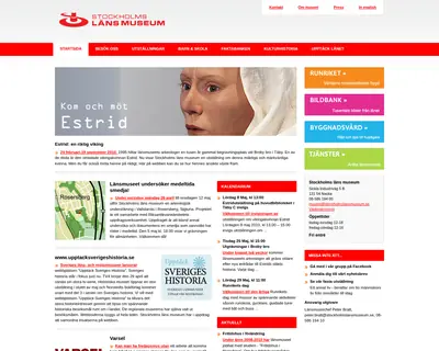 stockholmslansmuseum.se startsida 2010