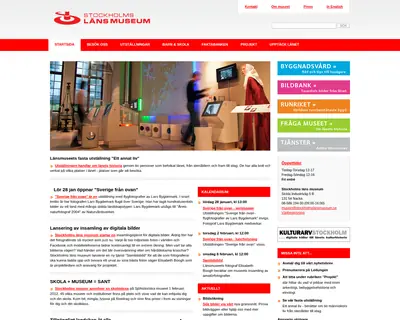 stockholmslansmuseum.se startsida 2012